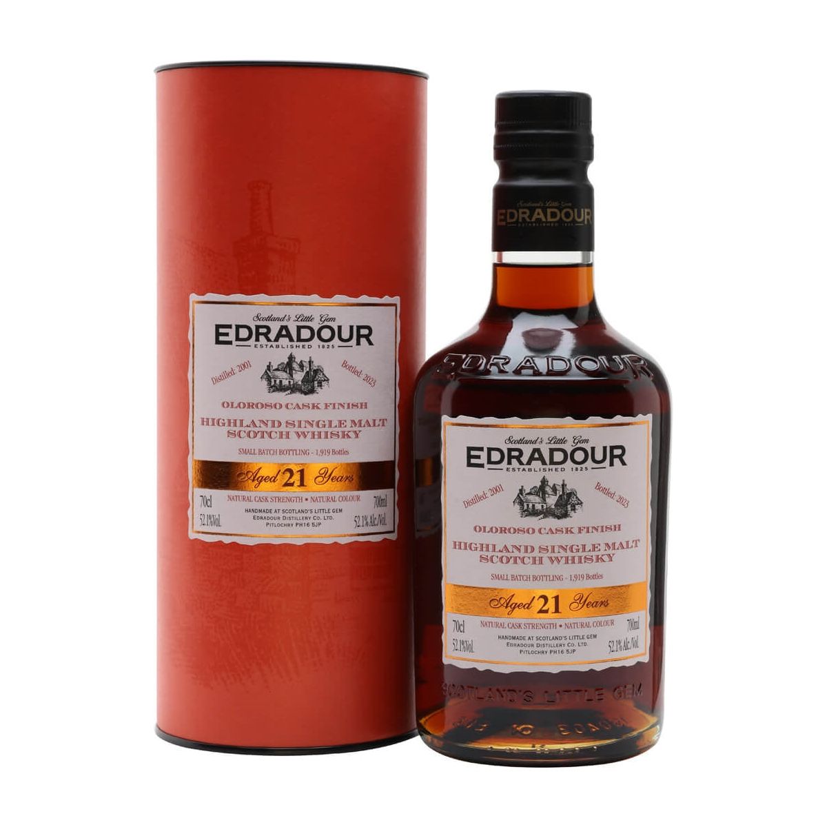 Edradour 21 Year Old 52.1% 700ml – My Store