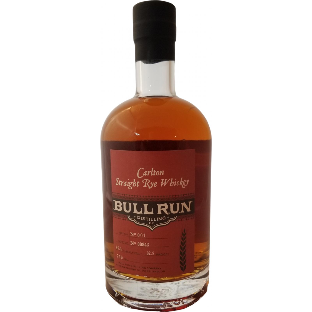 Bull Run Distillery Straight Rye Whiskey – My Store