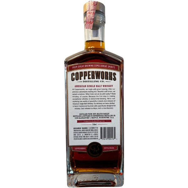 Copperworks Amer. Single Malt Whisky R35 750ml