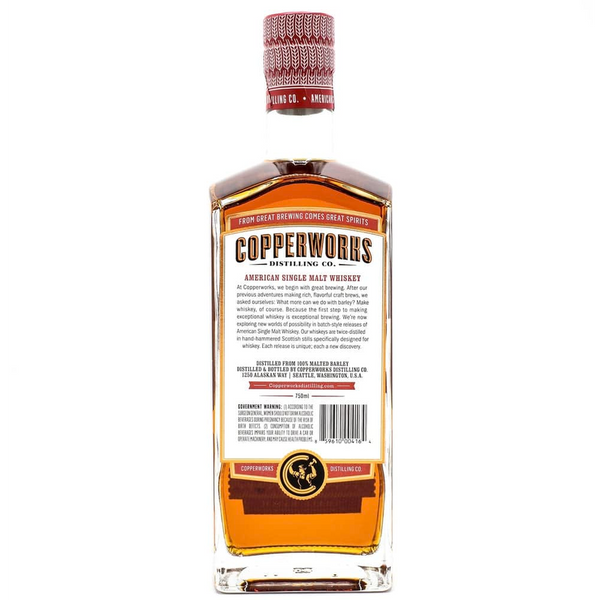Copperworks Sm Wa Peat Single Cask 750ml