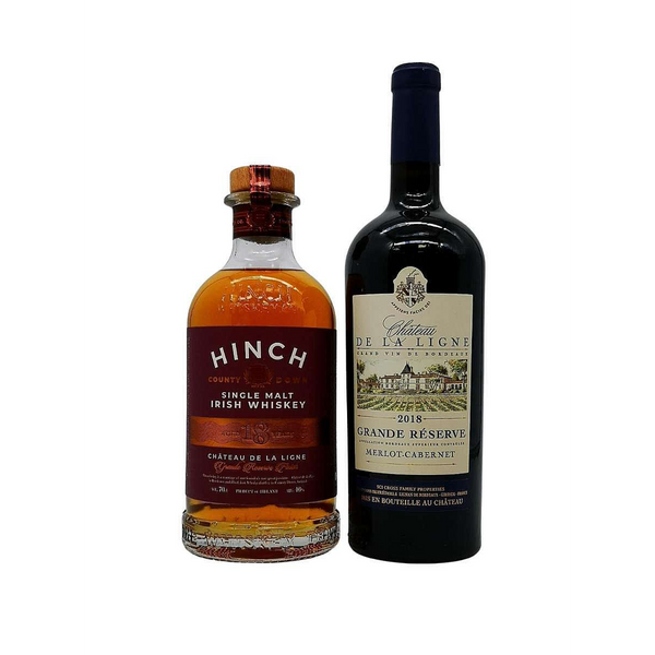 Hinch 18Yo Single Malt Chateau De La Lig 700ml+750ml