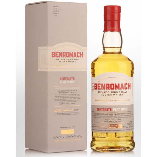 Benromach Contrasts: Peat Smoke Bourbon 2014 700ml
