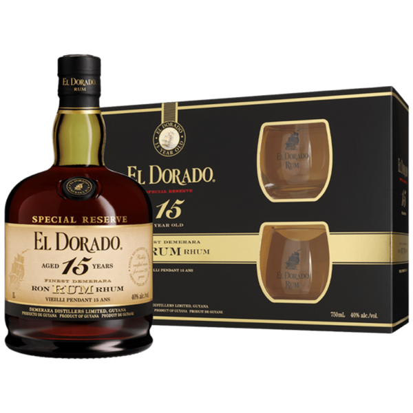 El Dorado 15 Yr Gift Pack 750ml