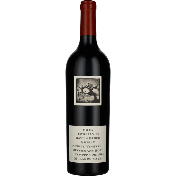 Two Hands Mclaren Vale Dave's Block Shiraz 2016 750ml