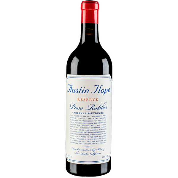 Austin Hope Reserve Cabernet Sauvignon 2021 750ml
